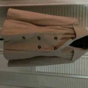 Wool blend cream color jacket size 16 worn 2x